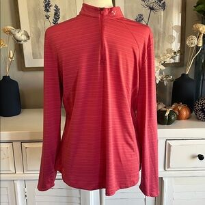 Callaway Vibrant Pink Quarter-Zip Pullover, Opti-Dri, Size XL